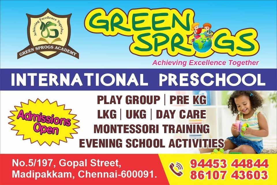 Green Sprogs International Preschool - Madipakkam, Chennai