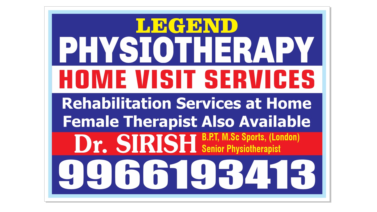 Legend Physiotherapy Home Visit Service - Nagole, Hyderabad