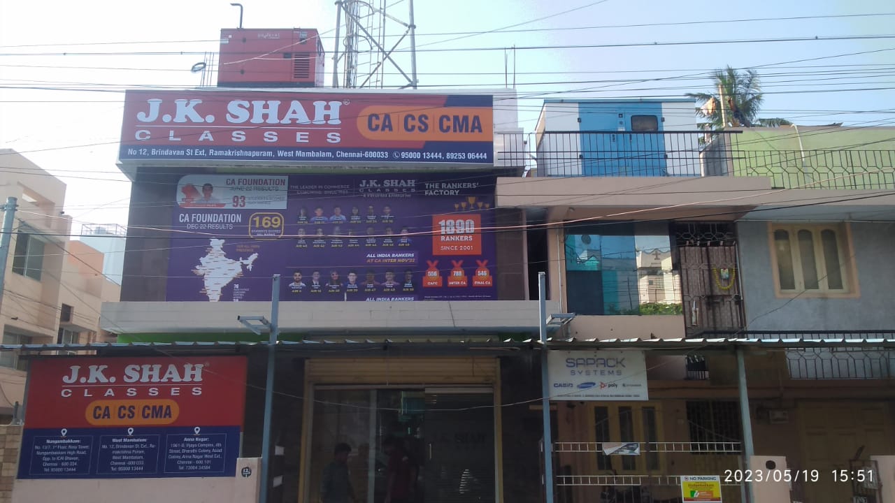 JK Shah Classes - West Mambalam, Chennai